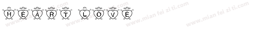 Heart Love字体转换